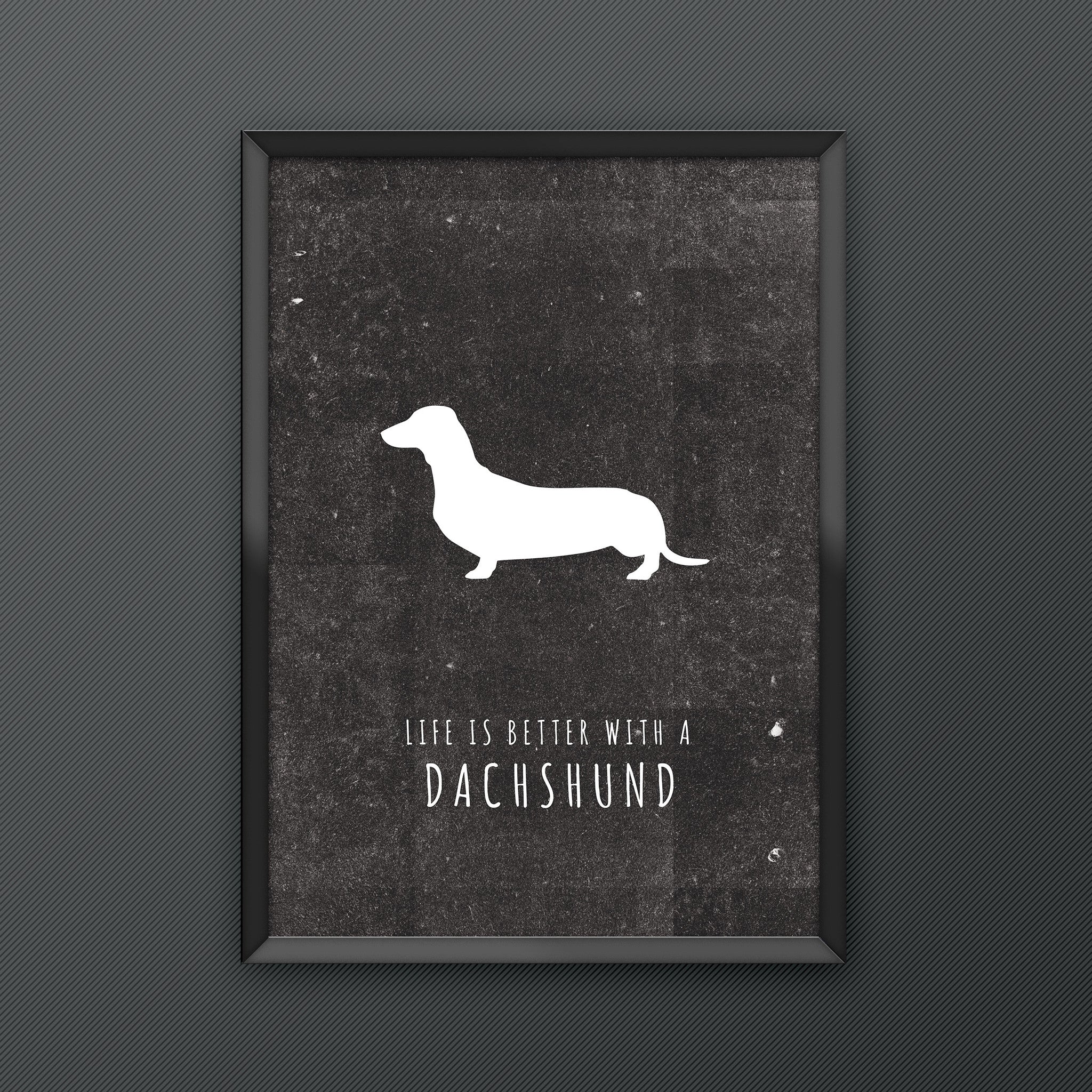 Dachshund Dog Print