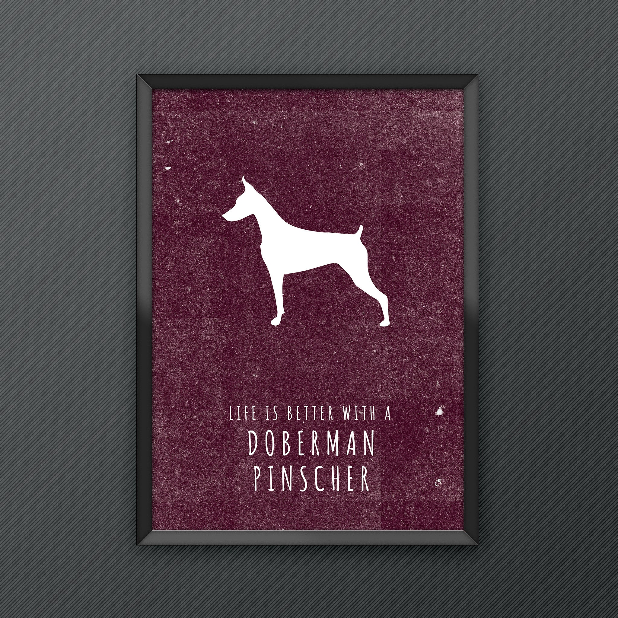 Doberman Pinscher Dog Print