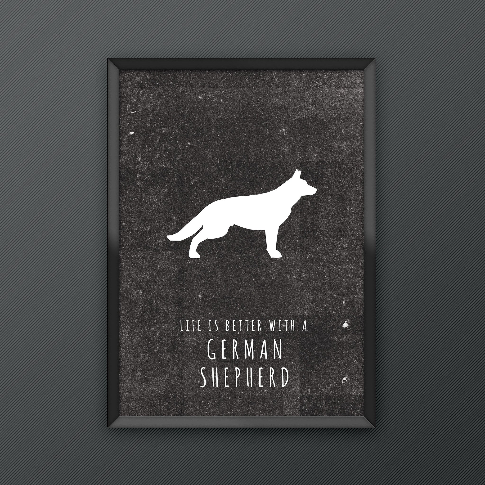 German Shepherd Dog Print