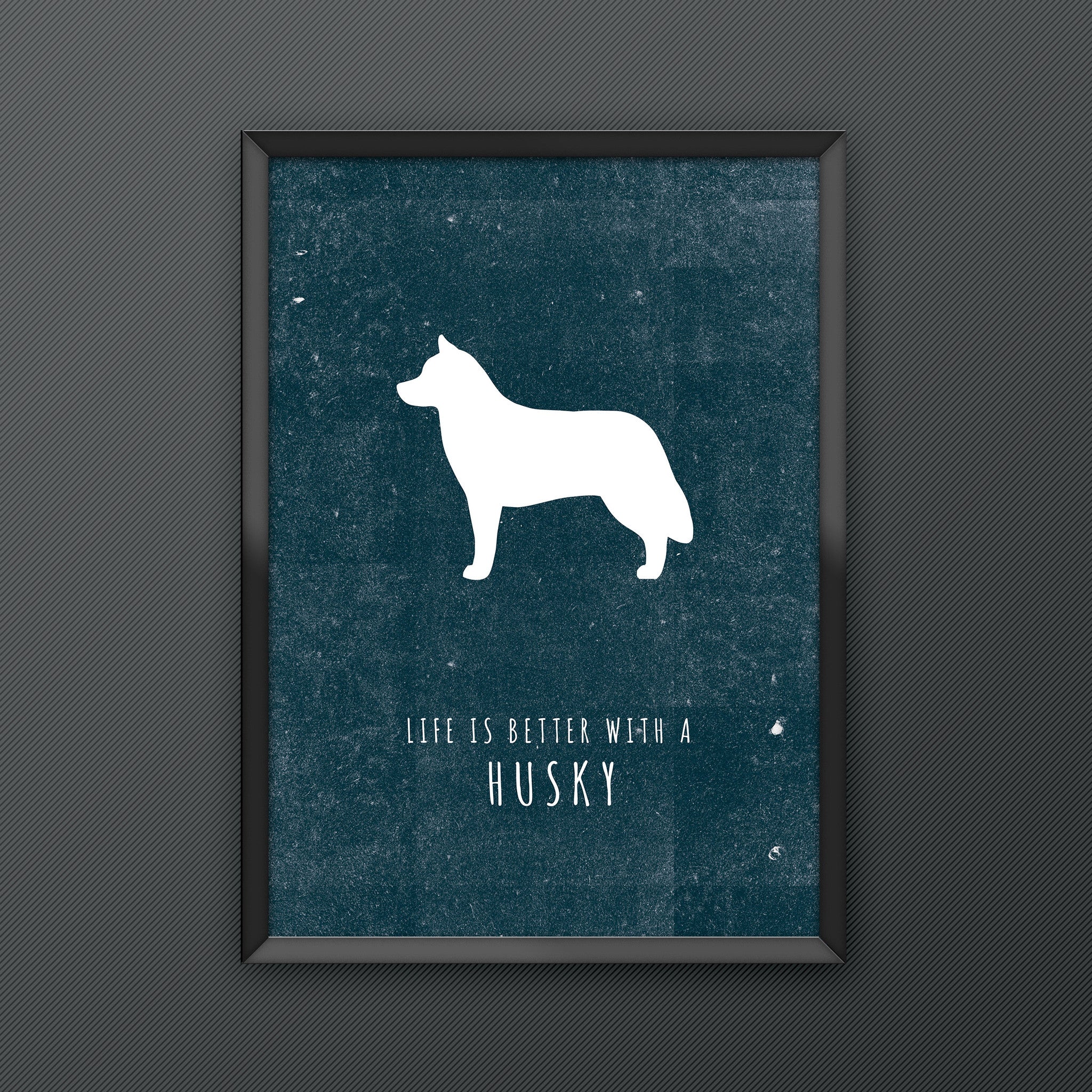Husky Dog Print