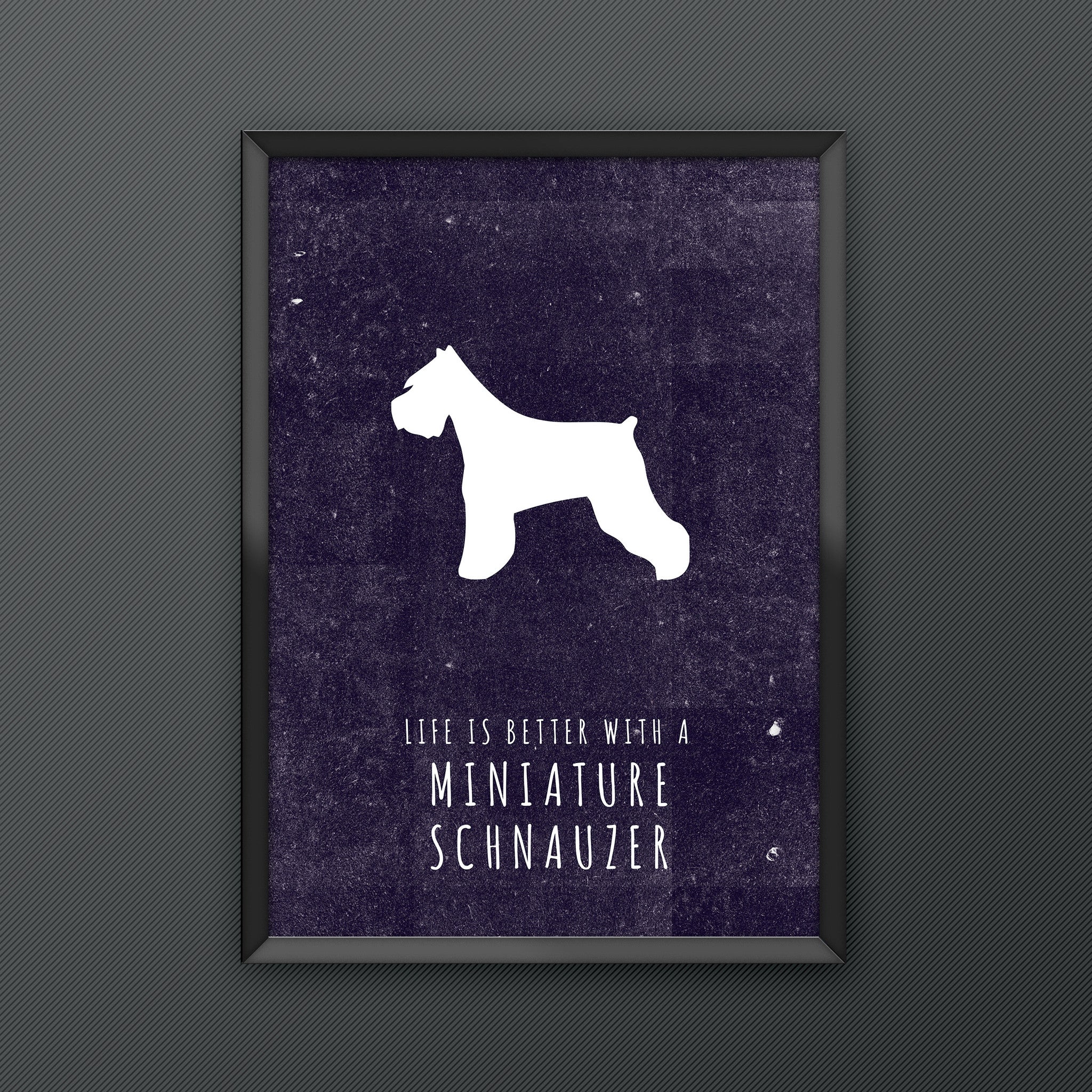 Miniature Schnauzer Dog Print
