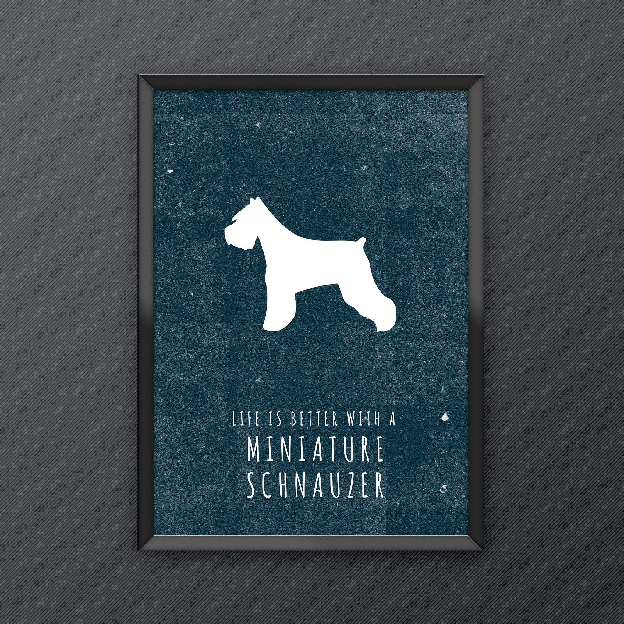 Miniature Schnauzer Dog Print