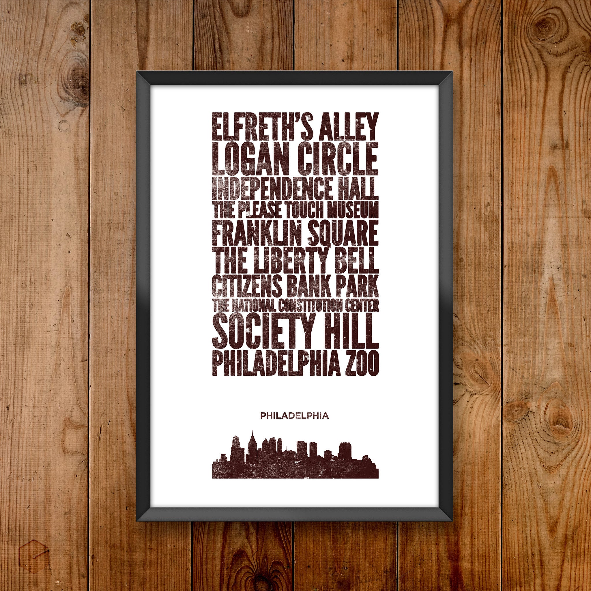 Philadelphia City Print