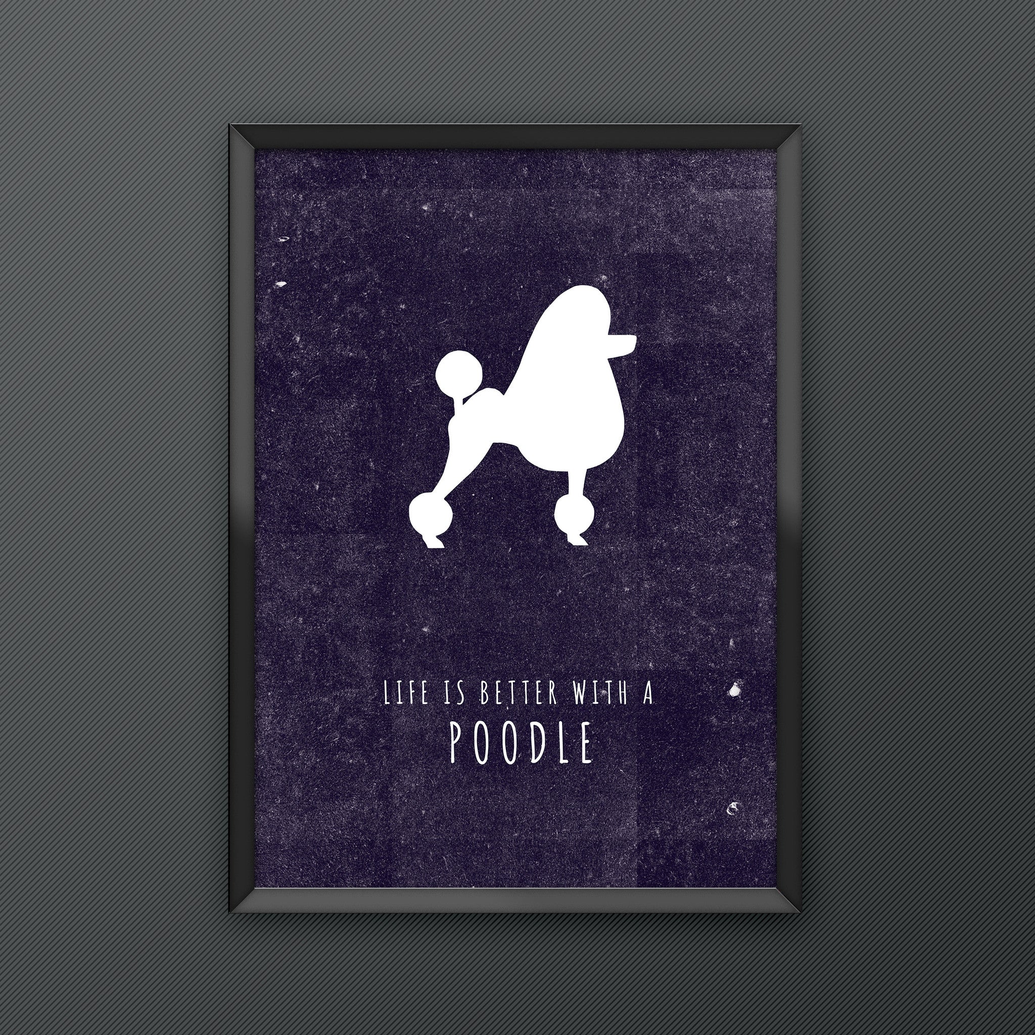 Poodle Dog Print